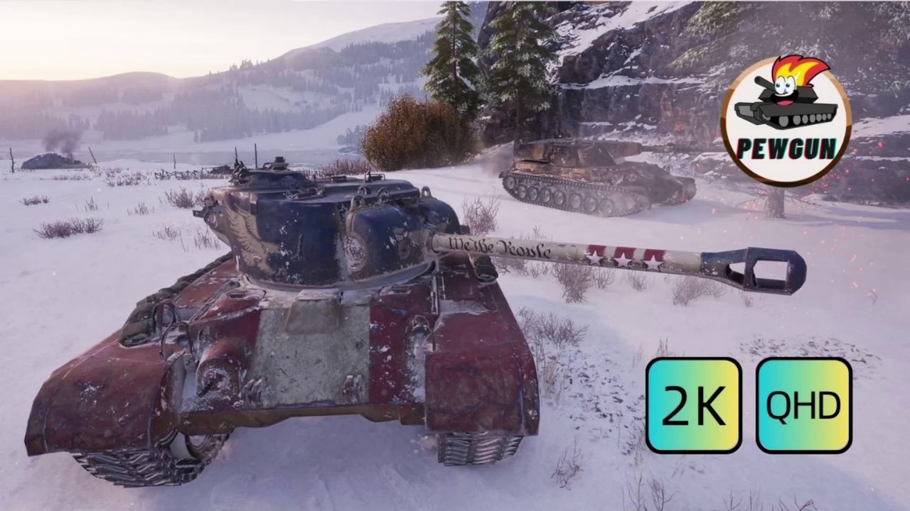 T26E5 PATRIOT 挑戰戰車極限！ | 10 kills 7k dmg | world of tanks |  @pewgun77