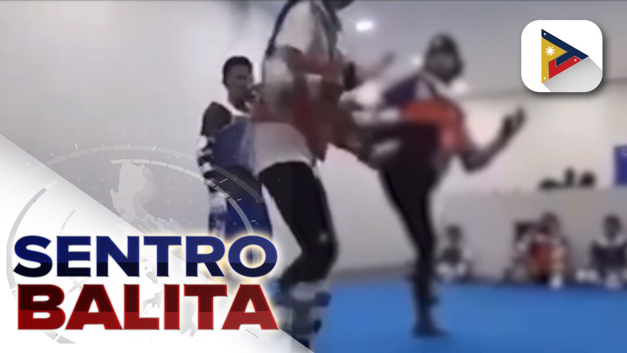 Imbestigasyon sa viral na Taekwondo sparring ku...