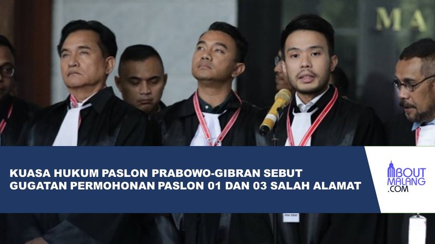 DALIL ANIES-MUHAIMIN DAN GANJAR-MAHFUD DISEBUT SALAH KAMAR OLEH PENGACARA PRABOWO-GIBRAN