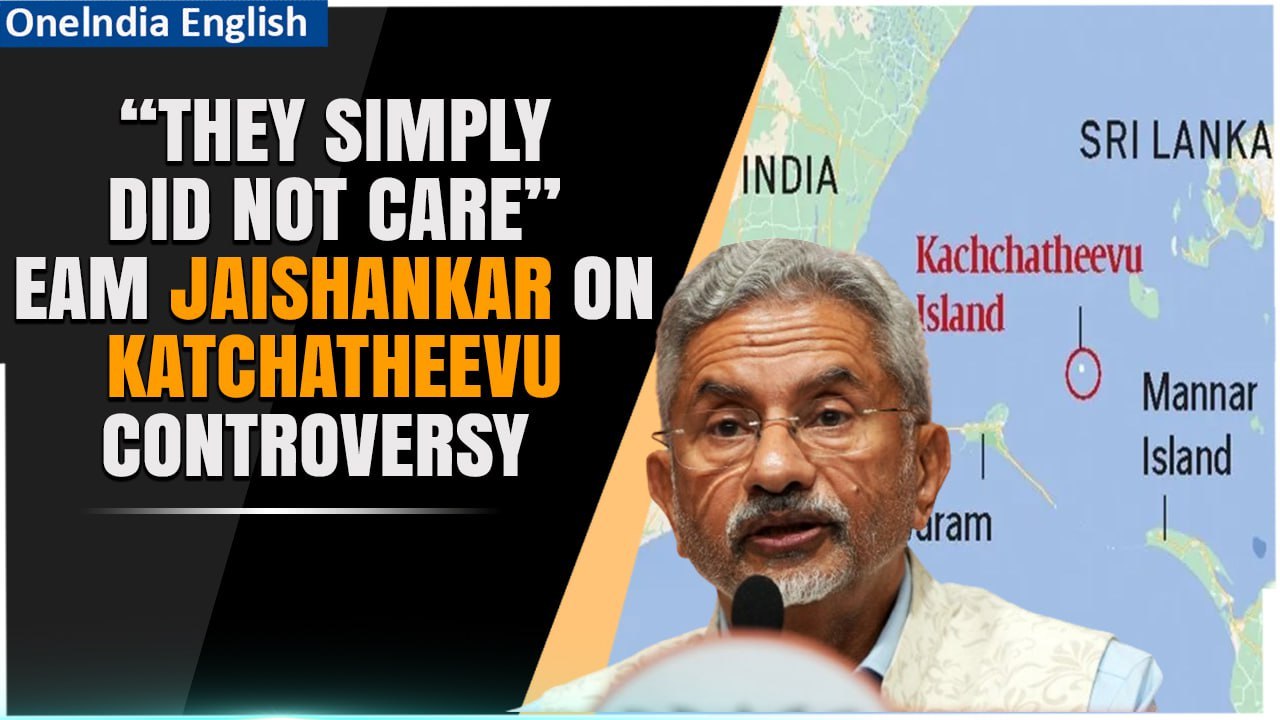S. Jaishankar Explains Katchatheevu Row, Slams...