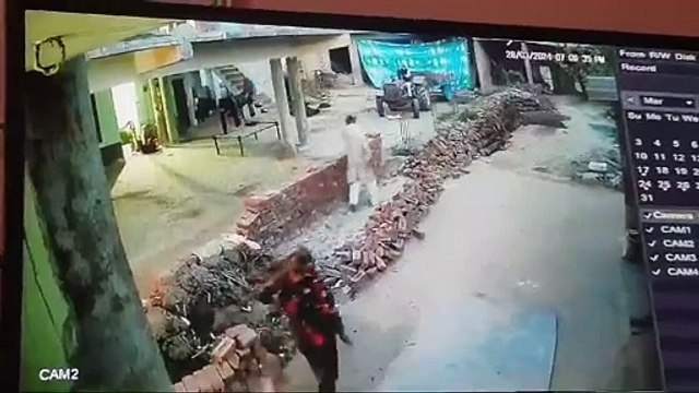 Des villageois en colère