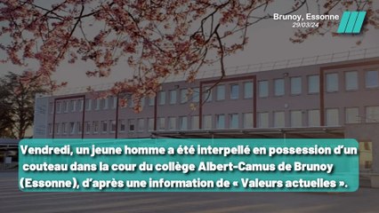 Adolescent Radicalisé Interpellé au Collège Albert Camus