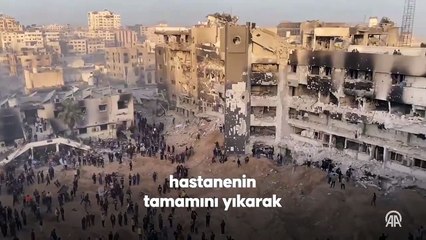 İsrail, Gazze'nin en büyük hastanesini yok etti