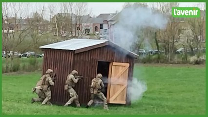 Une journée au camp militaire de Marche-en-Famenne