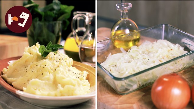 Puré de patatas en 8 minutos y pochar cebolla en el microondas. Truco para ahorrar tiempo y energía
