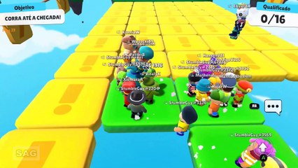 STUMBLE GUYS - GAMEPLAY - PRIMEIRA VITORIA (XBOX) SERGIO GAMER