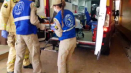 Jovem de 16 anos é socorrido após cair de bicicleta no Bairro Claudete