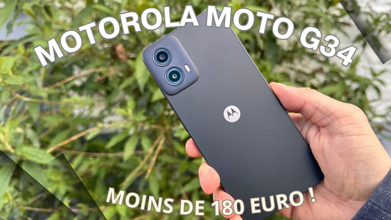 MOTOROLA MOTO G34 : Une entrée de gamme COMPLETE !