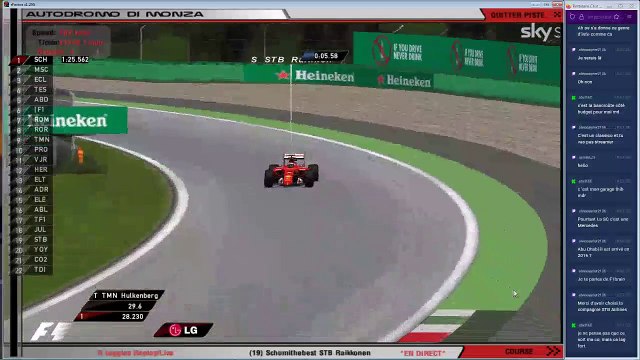 F1Brain S3 - 2015 : GP d'Italie 11/16 - qualifs & courses | rFactor IA league