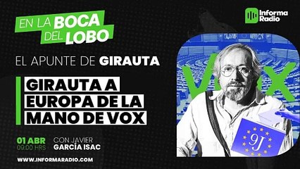 El apunte de Girauta: Girauta a Europa de la mano de vox