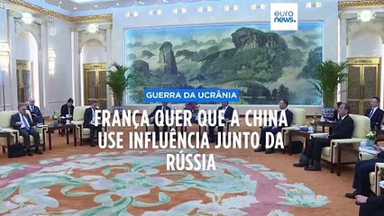 França quer usar influência da China sobre a Rússia