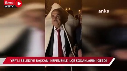 AKP'li aday çoban bile olamazsın demişti: Kepenekle sokak sokak gezdi!