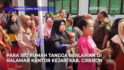 Momen Balita Menangis, Warga Pingsan hingga Berebut Kupon demi Sembako Murah di Cirebon