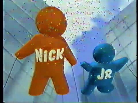 Nick Jr Face Promos Allgera's Window Caring and Sharing 1996 VHS