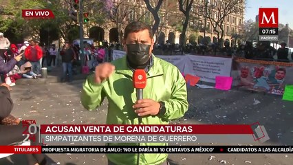 En CdMx, manifestantes acusan venta de candidaturas en Guerrero