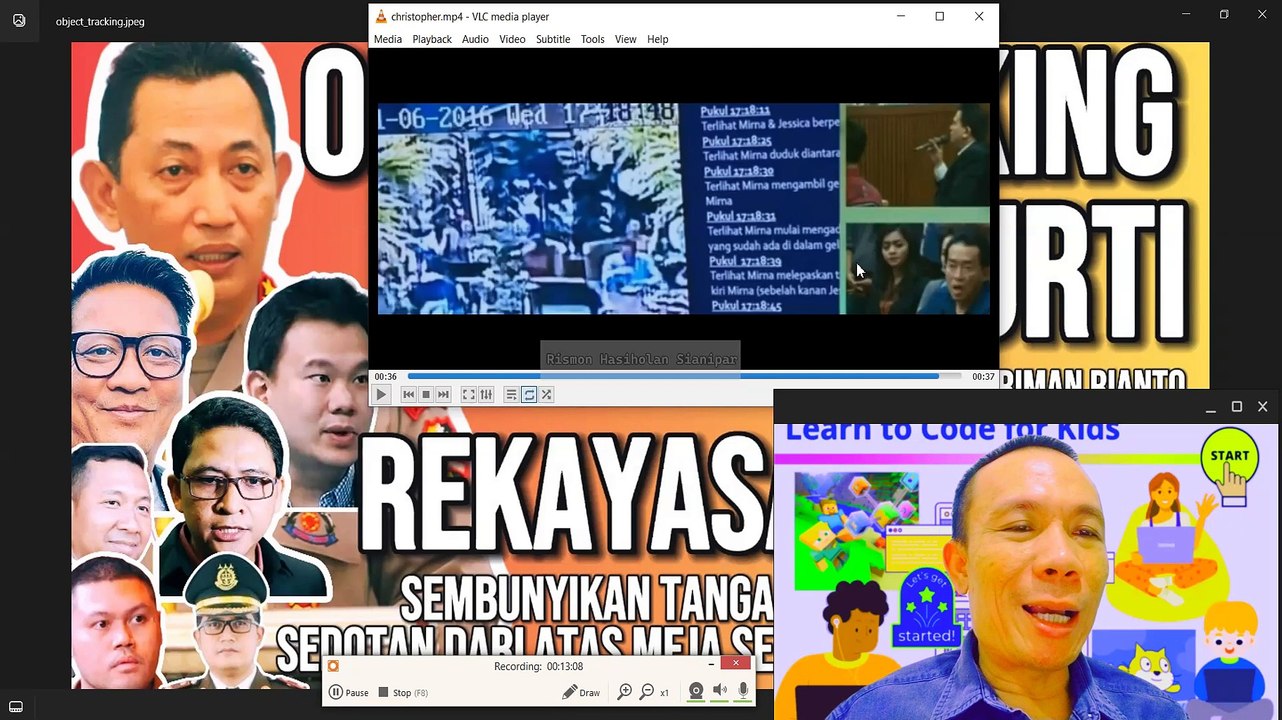 OBJECT TRACKING BUKTIKAN REKAYASA VIDEO CCTV OLEH KRISHNA MURTI DAN MUHAMMAD NUH AL-AZHAR