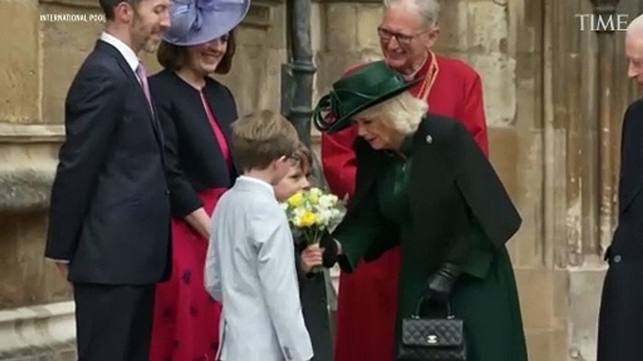 King Charles Greets Crowds at Easter Service in...