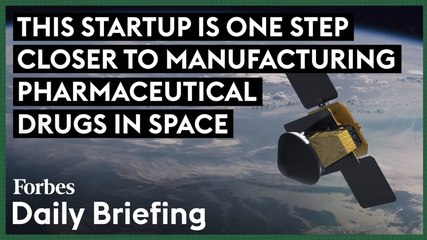 This Startup Is One Step Closer To Making Drugs In Space