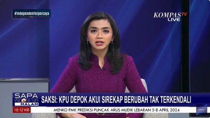 Saksi Tim AMIN Sebut KPU Depok Akui Perubahan Angka di Sirekap Tak Terkendali
