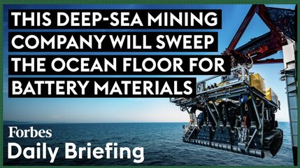 This Deep-Sea Mining Company Will Sweep The Ocean Floor For Battery Materials
