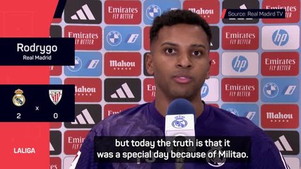 Militao's Real return better than scoring - Rodrygo