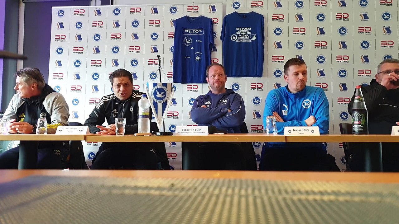 Der USC Paloma steht im Pokalfinale! Die PK nach dem Sieg gegen den ETSV Hamburg im Video: