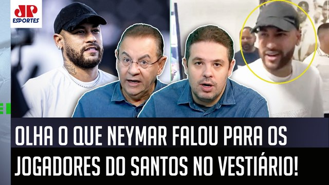 Cara, a INFORMAÇÃO DE BASTIDOR é que o Neymar FALOU pros jogadores do Santos que... OLHA ISSO!