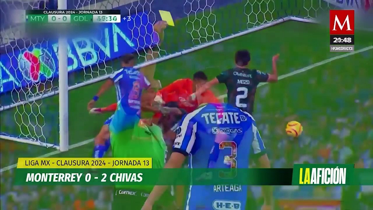 Chivas acaba con el invicto de Monterrey en la...