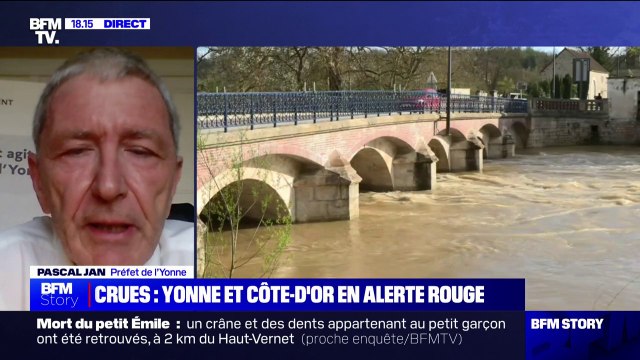 Crues: Il y a eu 31 personnes évacuées , explique le préfet de l'Yonne