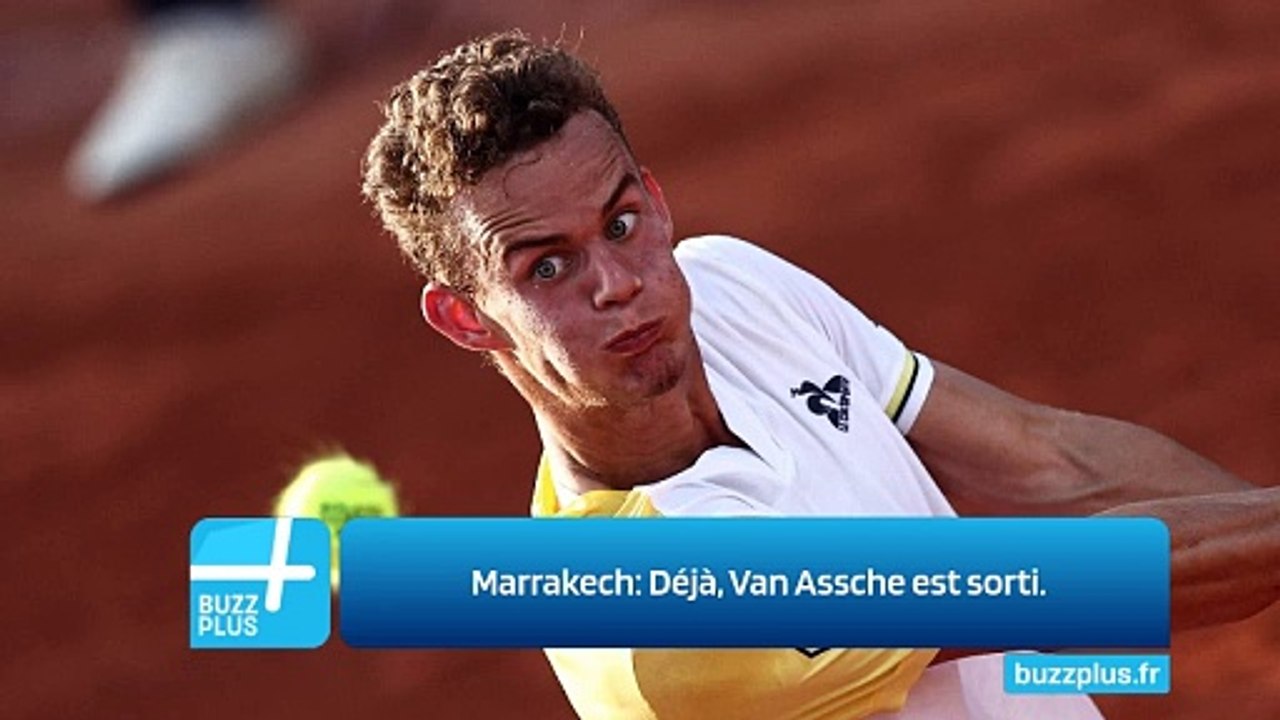 Marrakech: Déjà, Van Assche est sorti.