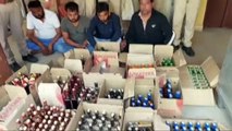 रामगढ़ पुलिस की बड़ी कार्रवाई, 451 लीटर भरी अवैध अंग्रेजी शराब पकड़ी,चार आरोपी गिरफ्तार
