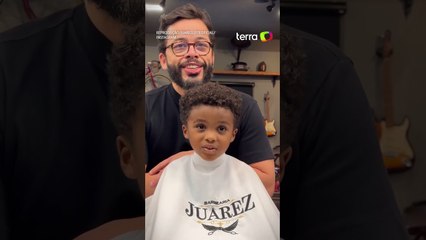 Menino faz corte de cabelo inspirado em Vini Jr, e jogador reage: 'Nada paga isso' #shorts