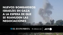 Nuevos bombardeos israelíes en Gaza a la espera de que se reanuden las negociaciones