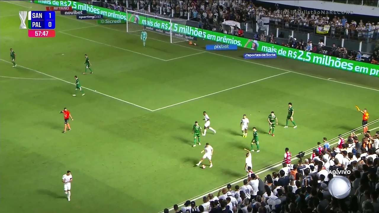 Santos x Palmeiras (Campeonato Paulista 2024 Final Jogo 1) 2° tempo