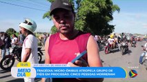População se revolta após suposto áudio relatar situação do micro-ônibus envolvido na tragédia em Marcos Freire