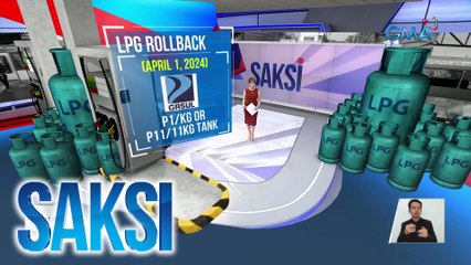Saksi Part 2: Rollback sa LPG, diesel at kerosene; Pertussis