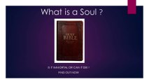 What is a soul? Bible's Clear Answer