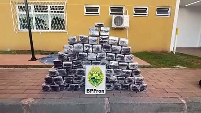 Operação Protetor: BPFRON apreende mais de 120kg de maconha em Santa Tereza do Oeste