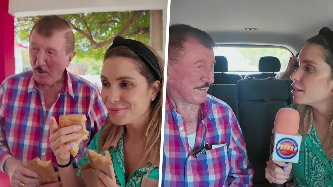 Don Germán Lizárraga viajó con Andrea Escalona al pueblo donde nació: “El más bonito del mundo”