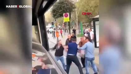 İETT otobüsünde kavga! Yumruklar havada uçuştu