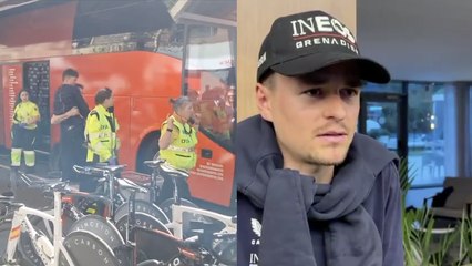 Cyclisme - Tour du Pays basque 2024 - Tom Pidcock a chuté avant le chrono et forfait : "Je rentre chez moi et je vais me soigner"