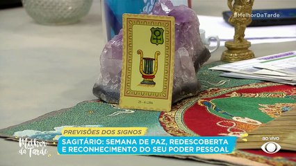 Horóscopo da semana: Sagitário, Gêmeos e Escorpião | Melhor da Tarde