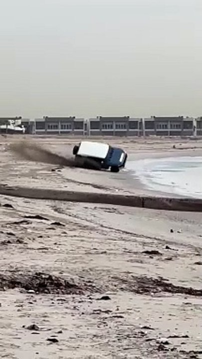 Drift sur une plage