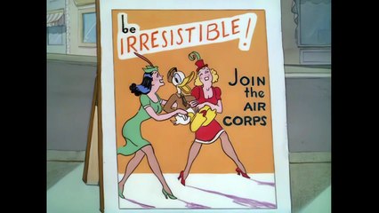 Donald Gets Drafted — Disney WWII cartoon, restored