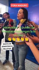Opositora de Maduro pede eleições limpas...