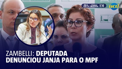 Zambelli denunciou Janja para o MPF sobre caso Robinho