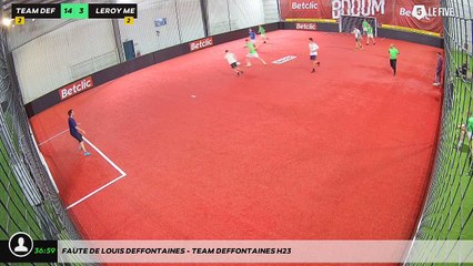 Faute de Louis Deffontaines - Team Deffontaines H23