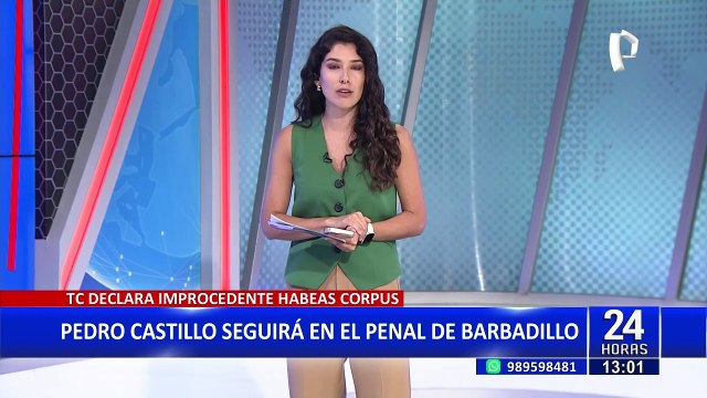 Pedro Castillo continuará en Barbadillo: TC declara improcedente habeas corpus
