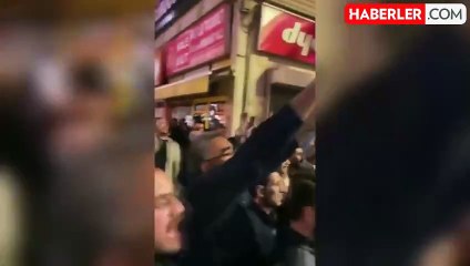 Sivas'ta seçimi kazanan BBP'li başkan, tekbir getirerek gösteri yapan partililerini susturdu