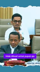 Momen Bahlil Tersenyum Ketika Diminta Pake Otak